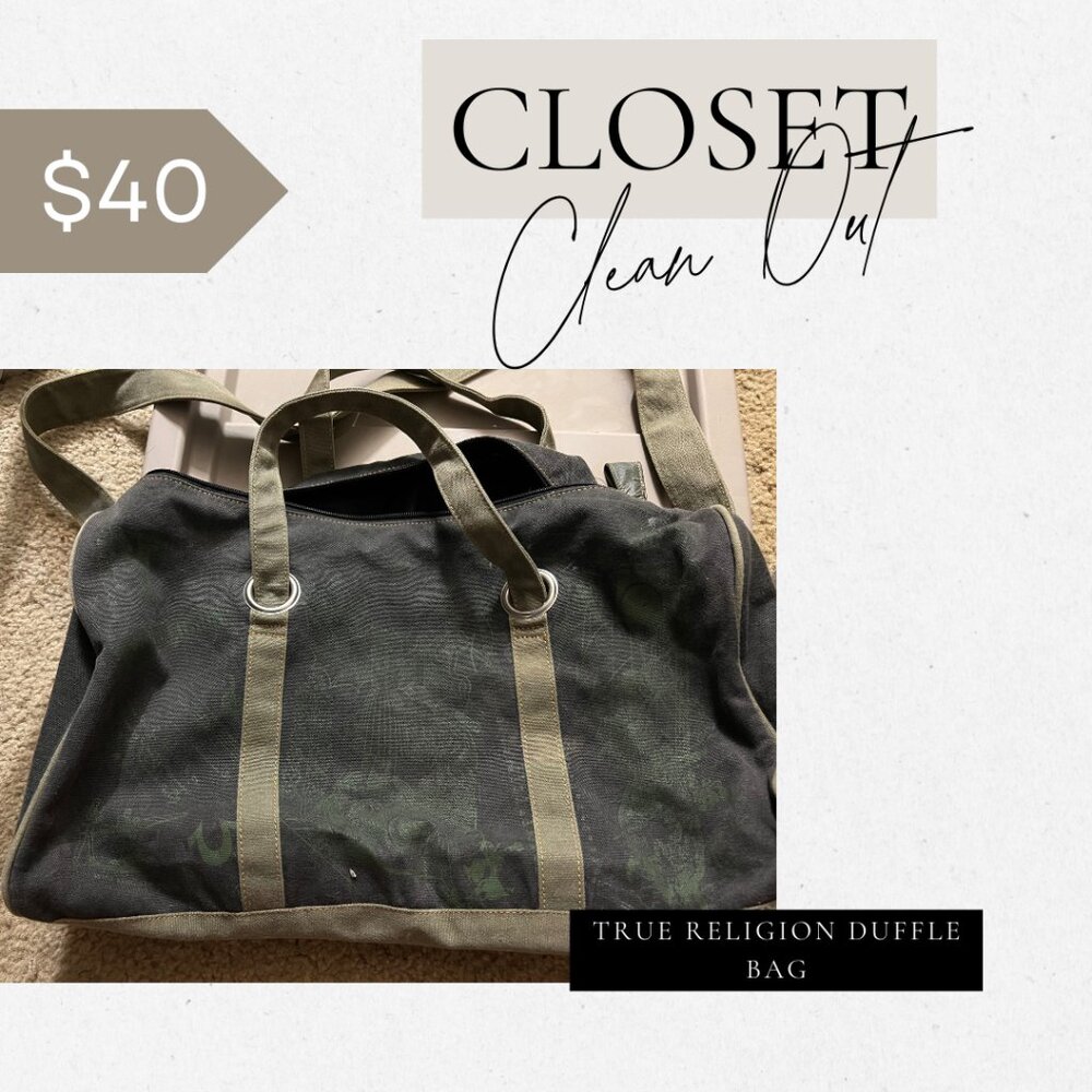 True Religion Duffel